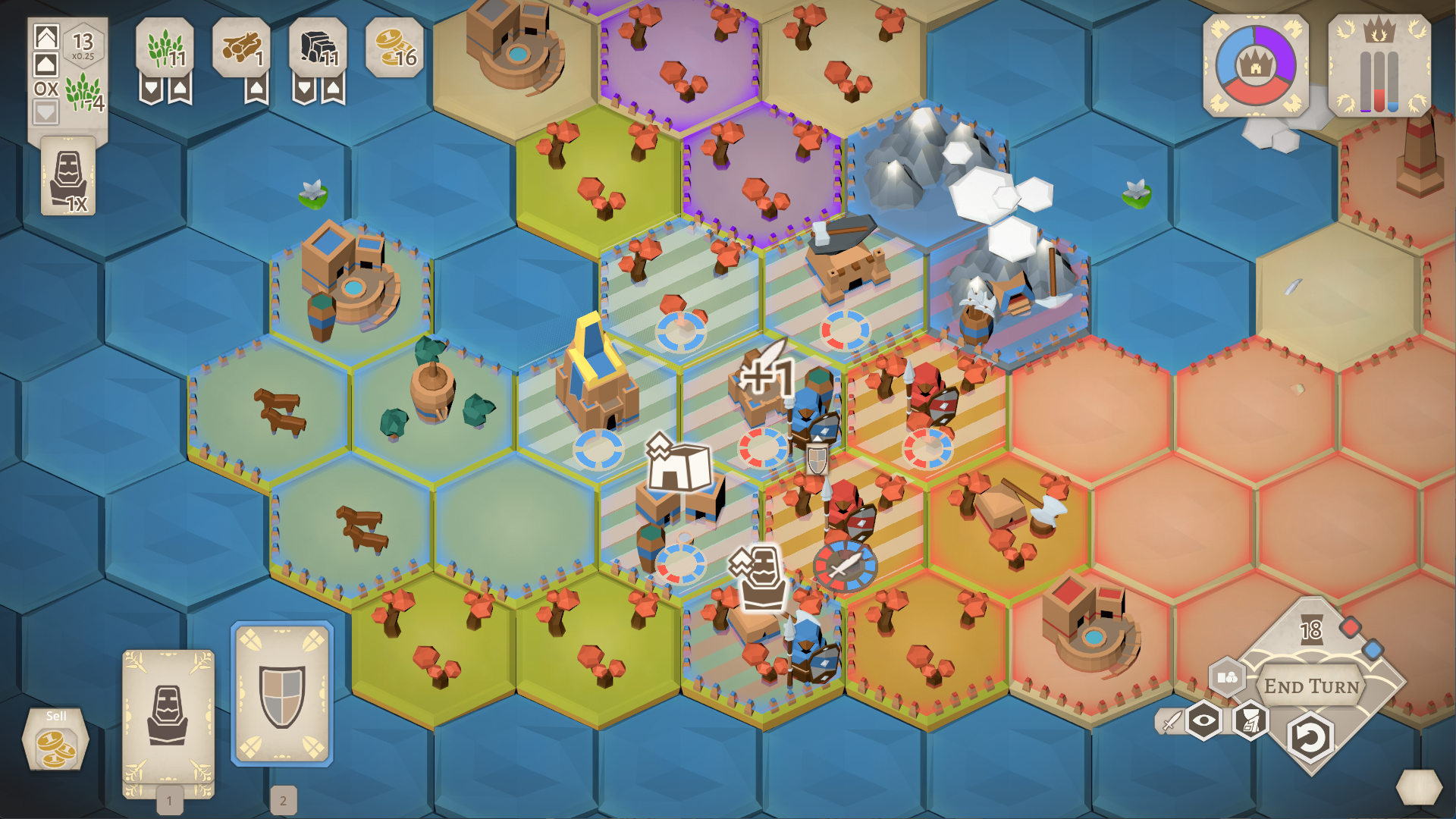 Kingdom of Krawall screenshot showing modifier placement